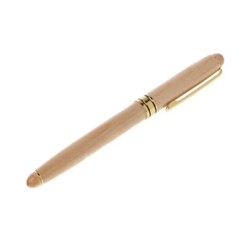 1 бр Кленовая писалка с тънко перо и гладка мастило за писане най-Добрият подарък за офис Директен доставка