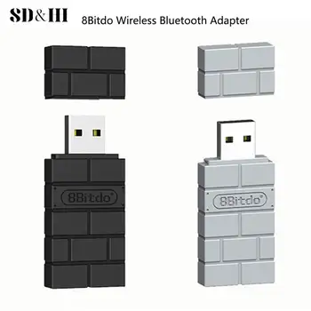 1бр 8BitDo Безжичен Адаптер Bluetooth USB RR Преминаването от Windows на Mac Raspberry Pi Switch Lite NS OLED Подкрепа за PS3 PS4 PS5 Контролер