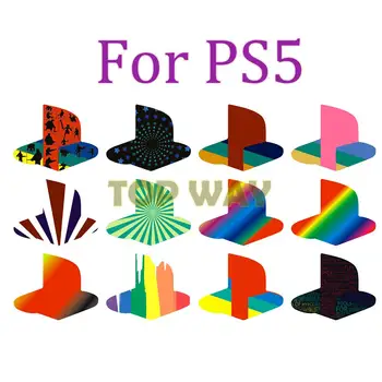 20 комплекта цветни стикери върху кожата с логото, термоаппликационная филм за PS 5 PS5 SONY Playstaion 5, конзола контролер, игрови аксесоари