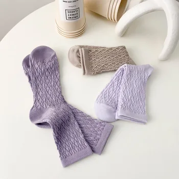 2023, Нови Пролетни Дамски чорапи от сладък памук, всеки ден на Японските Модни Обикновена Дълги чорапи за момичета, Летни чорапи Tide