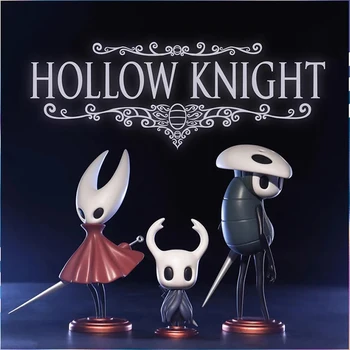 6,5-инчов Куха Фигурка на Рицаря Gk Hollow Knight Аниме Фигурка Игрови Аксесоари Фигурка PVC Статуетка на Модела са подбрани Кукла Играчки за Подарък