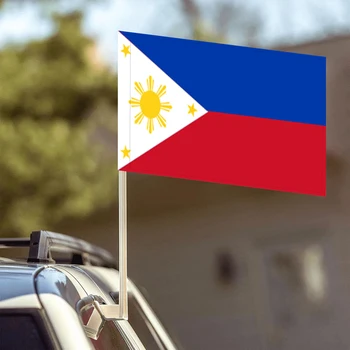 Flagnshow 100% полиестер, автомобилни знамена на Филипините