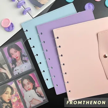 Fromthenon Fashion Албум с втулки и дупки за гъби, пощенска картичка-индекс карта формат А5 в 4-те вкара корицата, светли и принадлежности за съхранение