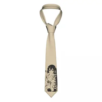 K-On Azusa & Yui Мъжки Женски Вратовръзка Модерен Полиестер 8 см Японската Музика Аниме Вратовръзки за Мъжки Ежедневни Дрехи Gravatas Сватбен Подарък