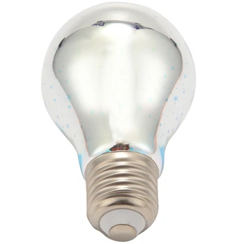 Led Безкрайност 3D Ефект Фойерверки Светодиодна Лампа Led Лампа Украса Лампи 85-265 В E27 Празнични Светлини