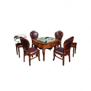 Mahjong-машина, маса за Хранене от масивно Дърво, маса за Mahjong с двойно предназначение