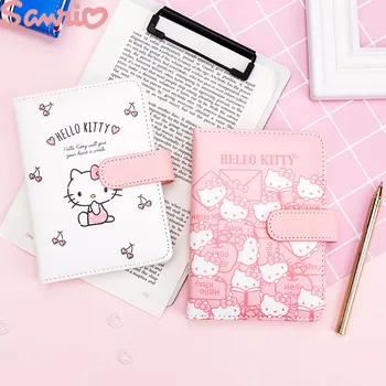 Sanrio Аниме Hello Kitty A6, Записная книжка, Cartoony дневник, бележник за водене на записки, Проектанти за момичета, Ученически пособия, Канцеларски материали на Едро