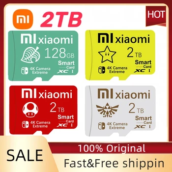 Xiaomi Micro SD TF Карта Мини Карта Памет от клас 10, 1 TB И 2 TB 128 Gb, 256 GB U3 4K Високоскоростна Карта памет TF Mecard