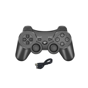 Безжичен Bluetooth-съвместим контролер за PS3, геймпад, джойстика, дистанционно дръжка за PS3 контролер за КОМПЮТЪР P3 с кабел