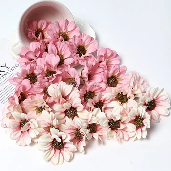 висококачествени изкуствени цветя с главата 5,5 см за декорация на градината на сватба, ръчно изработени, изкуствени цветя, ръчно изработени, безплатна доставка