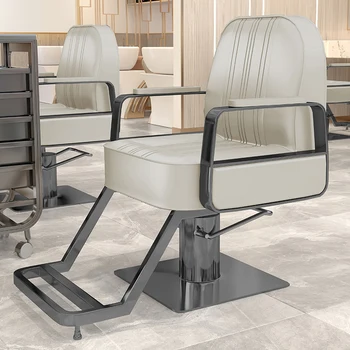 Въртящи се предни фризьорски столове, чекрък, Педикюрные столове, Регулируеми търговски мебели Cadeira Cabeleireiro YQ50BC