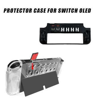 За Nintendo Switch, аксесоари за Switch, на OLED-защитна обвивка, контролер Joycon, твърд калъф за КОМПЮТРИ, на защитно покритие със слот за карта