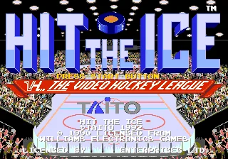 Игрална карта Hit The Ice 16bit MD за Sega Mega Drive за системи Genesis