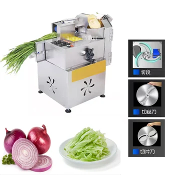 Индустриална електрическа машина за рязане на плодове и зеленчуци от неръждаема стомана
