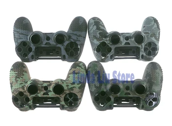 Камуфляжный силиконов защитен калъф с противоскользящими точки за PlayStation 4 PS4 DS4 Pro Slim Controller