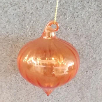 Коледен Стъклена топка за Декорация Висулка Подарък Оформление на магазин за външна търговия Креативен подарък 6 см Лук крушка с цъкане