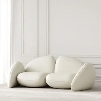 Модерен разтегателен плат, висококачествен кадифе диван, луксозна кадифена мебел, италиански дизайнерски диван за творческо моделиране
