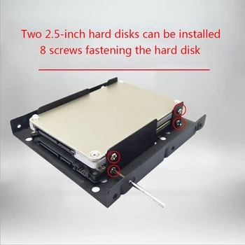 Настолен Твърд Диск 2,5-3,5 с Двойно Настолен Един Карам SSD Монтаж на Стена Вътрешен Адаптер