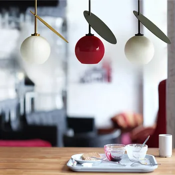 Окачен лампа Nordic Cherry Прост Креативен Дизайн на Лампа за кафе, кът за хранене, декорация на дома, хол, Прикроватной нощни шкафчета за спалня, Окачена лампа