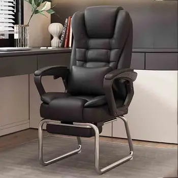 Офис столове с кожена дизайн, Кресла с възможност за сгъване на облегалката, Офис кресла за ръководители, Въртящата мебели Cadeira Escritorio