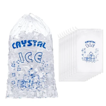 Пакети за лед, с тегло 8 кг за съвсем малък, тежкотоварни многократна употреба пакети за кубчета лед, торбички за съхранение на лед във фризера