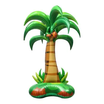 Палми от фолио, стоящи палма от фолио, Тропически cartoony балон, пъстър балон за плажни партита, кокосова палма, в хавайски стил За