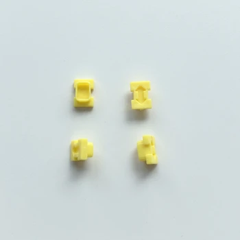 Пластмасови капачки Стоматологичен ITI за прехвърляне на затварящ се капак в затворен тава Impression Cop NC Жълт