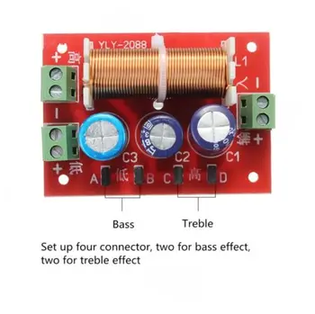 Регулируеми разделители на високи и ниски честоти, 2-лентов високоговорител, филтри кросоувър на звука CK