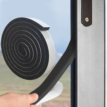 уплътнителни ленти за прозорци от стиропор с дебелина 2 м, Ветрозащитная Звукоизоляционная вратата, защита от атмосферни влияния, Пылезащитная самозалепваща лента, оборудване запечатване лента за врата шевове