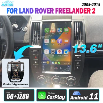 Android 11 За Land Rover Freelander 2 LR2 L359 2005-2015 Радиото в автомобила Tesla Screen Стерео Приемник Авторадио Мултимедиен Плеър