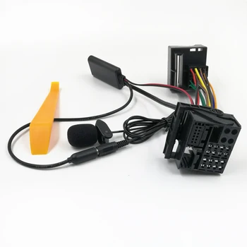 Автомобилен CD-чейнджър Biurlink Безжична Bluetooth 5.0 Теглене на кабели AUX Кабел за повикване микрофон високоговорител Адаптер за 12-контактен съединител за Opel