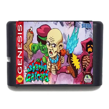 Английска версия на Shaolin Carcara, САЩ, MD, 16-битова игрална карта за Mega Drive Genesis