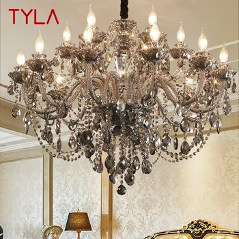Висящи тела от кристал в луксозен стил TYLA, Европейската Свещ, Художествена Хол, Ресторант, Спалня, Вила, Полилей