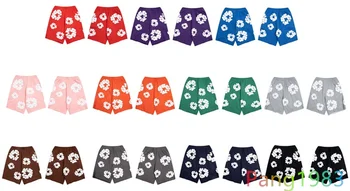 Десет Едноцветни Универсални ДЪНКОВИ шорти СЪЛЗИ За мъже И жени, високо качество на гащички с принтом Kapok Puff