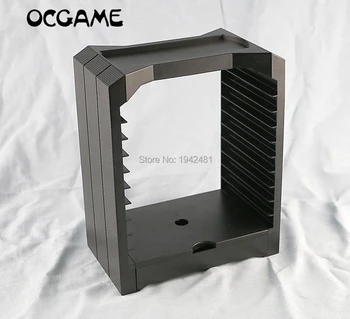 Многофункционална OCGAME за док-станция за съхранение на PS4, кула за съхранение на дискове с док-станция за зареждане на контролера и стойка за конзолата Playstation 4