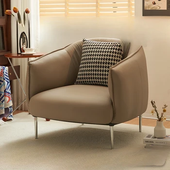 Уникални столове за всекидневна Мързел Single, украса за хранене, столове за всекидневна, мебели за интериора на Meuble, мебели за дома RR50LC